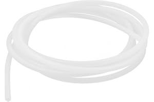UXCELL sourcing map Tube en Silicone 3mm ID X 6mm OD 3 Mètres Tube en caoutchouc de Silicone Flexible tuyau d'air d'eau translucide pour le transfert de pompe