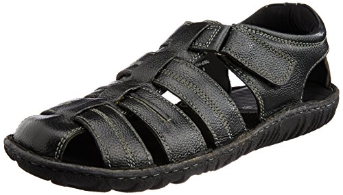 hush puppies men's leather athletic & outdoor sandals
