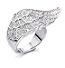 Produktbild Dame Alloy Engel Flügel Silber Ring