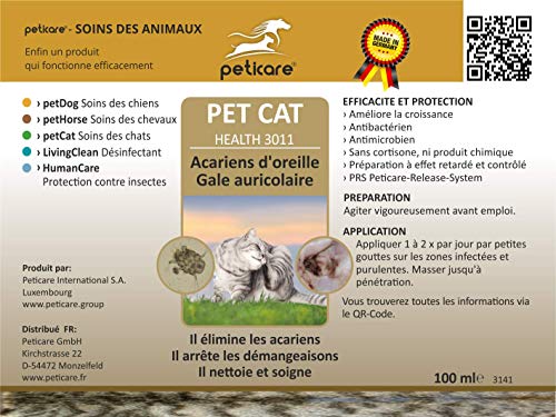 Peticare-Chat-Nettoyant-Oreilles-Lotion-acarien-de-Oreille-et-Anti-parasitaire-soulage-demangeaisons-et-inflammations-Soins-pour-Chats-100-naturels-petCat-Health-3011
