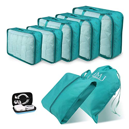 Ensemble-de-8-organisateurs-de-Voyage-avec-Sac-Grand-Cube-impermable-Sacs-Rangement-de-Valise-Voyage-avec-Les-VtementsChaussures