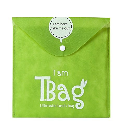 Braunes Papier Lunch Bag Wiederverwendbares SUPER STARKE Isoliertes Beschreibbares Nicht Zerreißbares T.Bag Brown - 9