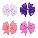 JETTINGBUY 40 Pcs Satin Ribbon Bow Hair Clips