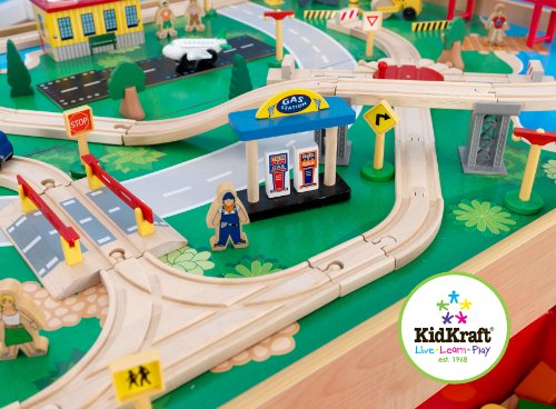 KidKraft - Waterfall Mountain Train Set & Table