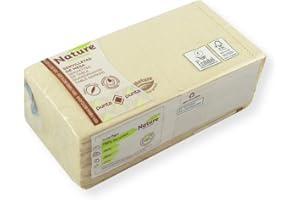 Hostelnovo - Lot de 100 serviettes en papier recyclé et biodégradable - Texture Micropoint - Plus épais et absorbants - Idéal pour cocktails - 10 x 10 cm pliées