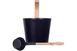 Bastuhink och skopa set - 7L aluminium | Finsk bastuhink med sprayfinish