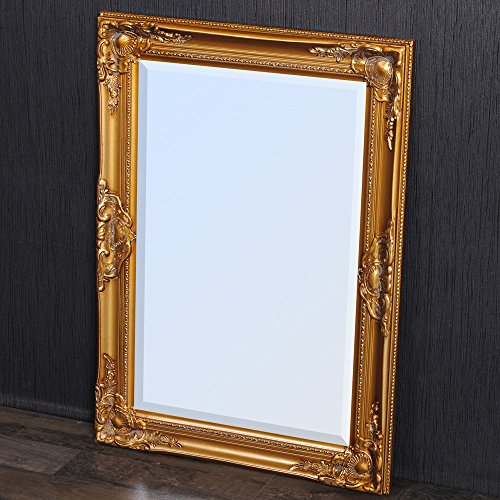 SPIEGEL Leandos 70x50cm ANTIK GOLD WANDSPIEGEL DESIGN MIRROR POMPÖS & BAROCK - 2