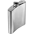 Blenders Choice Stainless Steel Hip Flask - 230 Ml (Silver)