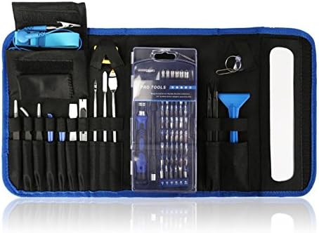 UKXHAN 86 in 1 Precision Screwdriver Set, Magnetic Driver Kit, Repair Tool Kit for iPhone4,5,6,7, iPad, Tablets, Smartphones, Laptops, PDA, PC, Watches,Glasses and Other Electronic Devices, Including Protection Package