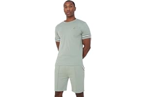BRAVE SOUL Mens Shorts and T-shirt Combo 100% Cotton Casual Summer Outfit Beach Sports, Size- S to 2XL