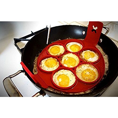 Omelette Form Poröse Pfannkuchen Schimmel Fantastic Fast&Einfache Kuchenform Silikon Multifunktions umkehrbar - 4