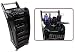 TekNoh Prometheus - Black - Salon Storage Trolley - Hairdresser Barber Hair Beauty Drawers Spa Cart