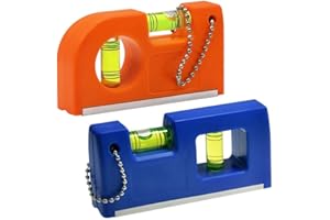 Livella per Camper, XiXiRan Livella Tascabile, Livella Tascabile Magnetica, Livella a Bolla Piccola, Mini Livello Magnetico, Lavori di Falegnameria Bricolage