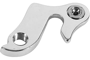 YANMIS Rear Gear Mech Derailleur Hanger Hook Tool Drop Out Adapter Aluminium Alloy Durable Replacable Bike Tail Hook Silver for Bikes