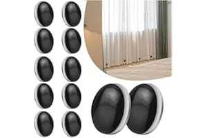 AhLmA 12er-Pack Duschvorhang Gewichte Duschvorhang Beschwerer Vorhang Magnet Gewicht Curtain Weights Magnetische Vorhang Gewichte Duschvorhang Befestigung für Duschvorhänge, Vorhänge (schwarz)