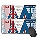 Produktbild Time Lord Bunting Flags Mouse Mat Desk Pad with Non-Slip Rubber Base 18x22cm