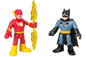Imaginext DC Super Friends Batman e The Flash Action Figure per bambini dai 3 anni in su
