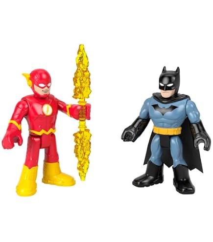 Fisher Price Imaginext Action Figure Superman E Wonder Woman - Set Da Gioco Con Accessori, Altezza 7 Cm - 2