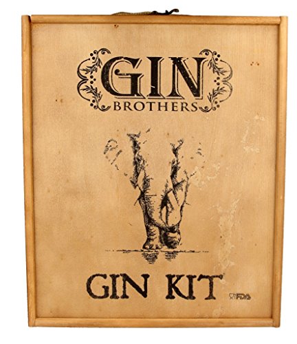 Der Geschenktipp für die Bar! Cocktail und Longdrink Set – Barzubehör aus Edelstahl in hochwertiger Echtholzkiste mit Cocktail- und Rezeptbuch – Für alle Gin Tonic Liebhaber – Made by Gin Brothers® - 3