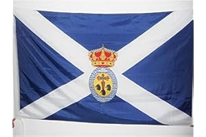 AZ FLAG Santa Cruz de Tenerife Flag 3' x 5' for a pole - Canary Islands flags 90 x 150 cm - Banner 3x5 ft with hole