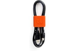 Bluelounge Cable Clip Medium grau/orange