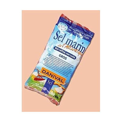 (8 PACK) - Danival Coarse Sea Salt - Unrefined| 1 kg |8 PACK - SUPER SAVER - ...