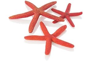 biOrb Juego de 3 estrellas de mar en color rojo