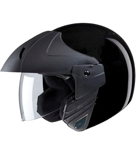 amazon bike helmet studds Studds Urban Black with Black Strip Open Face Helmet (L) : Buy Online at  Best Price in KSA