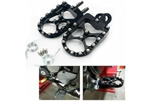 TARAZON Fußrasten Fußstütze für Suzuki RM125 250 DR-Z RMX250 DRZ 400 E DRZ400S DRZ400SM für Kawasaki KLX400R