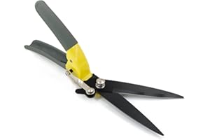 Byhagern Upgraded Grass Shears, Hand Grass Clippers, Grass Trimming Shears for Garden, Lawn Edges