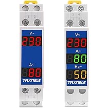 Compteur d'énergie numérique Rail Din LED Active Power Factor Compteur