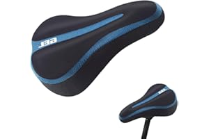 BUTYEAK Coprisella Bici Gel Morbido,Coprisella in Gel per Bicicletta, Coprisedili per Biciclette, Sella Bici per Ciclismo per Ciclismo, Coprisella in Gel per Bici Mountain Bike, Copri Sellini, 17 x 29,5 cm
