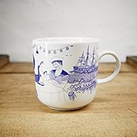 Kaffeebecher - 100% Handmade von Ahoi Marie - Motiv Bootshaus - Maritime Porzellan-Tasse original aus dem Norden