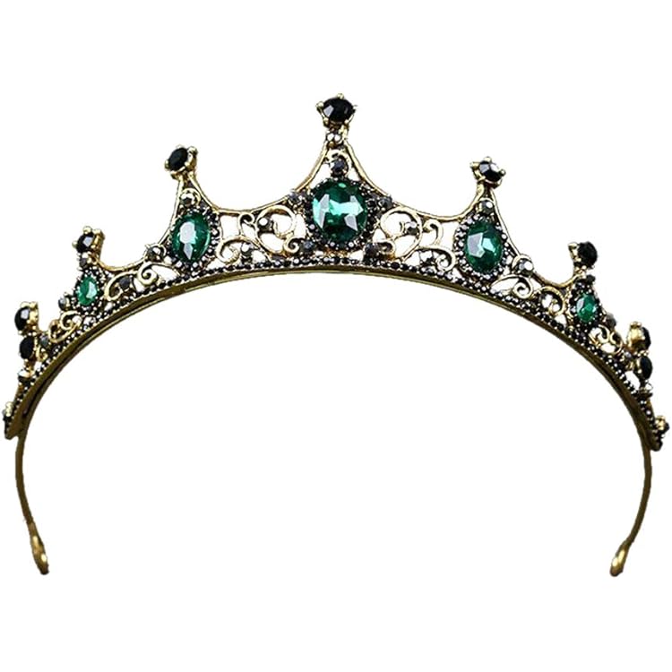 Larrel Tiara met strasskristal, tiara, bruiloftsdiadeem voor bruid, prinses, elegante kroon, hoofdband, diadeem voor bruiloft, verjaardag, feest en Halloween, haaraccessoires