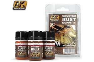 Crusted Rust Deposits Weathering Enamel Set AK Interactive by AK Interactive