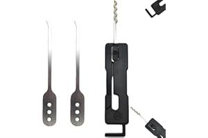 MXYZQDE Türöffnungswerkzeug Anzug, Tragbar Lockpicking Set, Faltbar Lock Picking Tool Set, im Freien Schloss Knacken Set Geeignet für Anfänger und Professionelle Schlosser