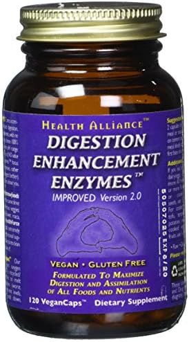 Digestion Enhancement Enzymes, 120 High Potency Vcaps