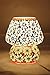 Glitz Hand made Table lamp, Ethnic Style (White Flower) RS.699.00