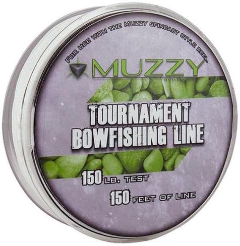 Muzzy 1076 150' Tournament Bowfishing Line, White by Muzzy