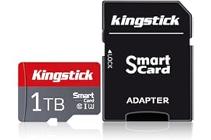 KINGSTICK Memory Card 1TB Mini SD Card 1TB TF Card Class 10 with High Speed Compatible with Mobile Phones, GOPRO, Cam, Tablets