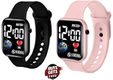 IZU/ Digital Dial Waterproof Smart Design LED Display Kids Watch for Boys & Girls, Stylish and Fashionable Sports Wearable Wa