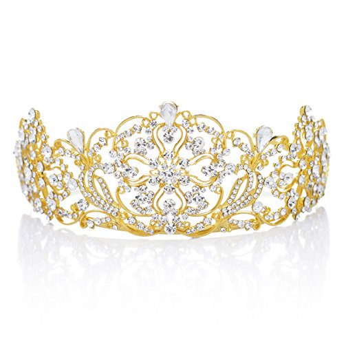 Remedios Diadem Hochzeit Frauen Mädchen Strass Stirnband Haarschmuck Haarbänder
