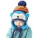 Secret Paradise Monkey Winter Baby Kids Girls Boys Warm Woolen coif Hood Scarf Caps Hats Blue