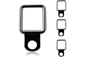 ZUWIJEQ 4 Pezzi Anelli di Ancoraggio D Anello a D Gancio di Ancoraggi Hardtop/Coperchio Chiusura a Rimozione Rapida Fissaggi per Wrangler JK YJ TJ JKU Sport/Sahara/libertà/Rubicon X Unlimited 95-17