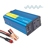 inversor 12v 220v 3000w onda pura Protección: sobrecarga, cortocircuito, sobrecarga, polaridad inversa, bajo / sobre voltaje.