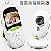 Produktbild Babyphone 2.4G Zwei-Wege-Intercom Wireless Baby Monitor 2.4” HD Digital Video Babykamera MitBaby Care Gerät