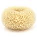 iLuLu Beauty 1 Piece Hair Styling Mesh Chignon Donut Bun Shapers Blonde Color Large Size (8-9cm Diameter)