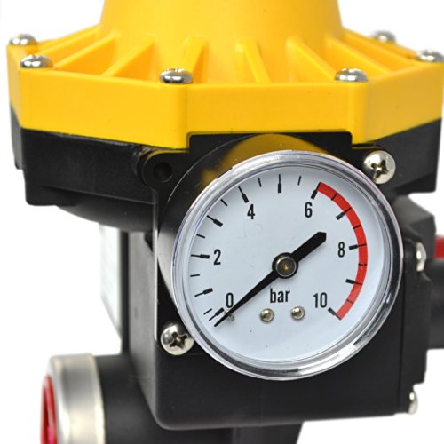 PUMPENSTEUERUNG DRUCKSCHALTER Druckwächter Automatic-Controller Durchflusswächter AC3 verkabelt für Hauswasserwerk Pumpe Brunnenpumpe Kreiselpumpe Tauchpumpe Tiefbrunnenpumpe - 2