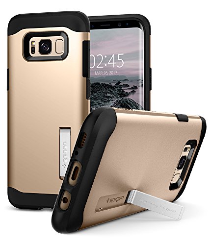 Spigen SGP Funda Slim Armor Champagne Gold para Galaxy S8 reviews Spigen SGP Funda Slim Armor Champagne Gold para Galaxy S8