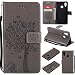 Produktbild Huawei P20 Lite Hülle, Cmid PU Leder Brieftasche Handytasche Flip Bookcase Schutzhülle Cover [Kartensteckplatz][Magnetverschluss][Ständer][Handschlaufe] für Huawei P20 Lite (A-Grau)